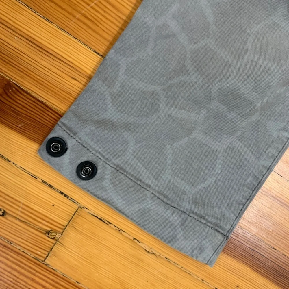 Stone Island Vintage Tactical Gray Pattern Chino Pants Made in Italy Size 30